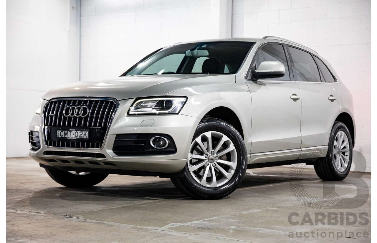 3/2013 Audi Q5 2.0 TFSI Quattro 8R MY13 4d Wagon Cuvee Silver Metallic Turbo 2.0L