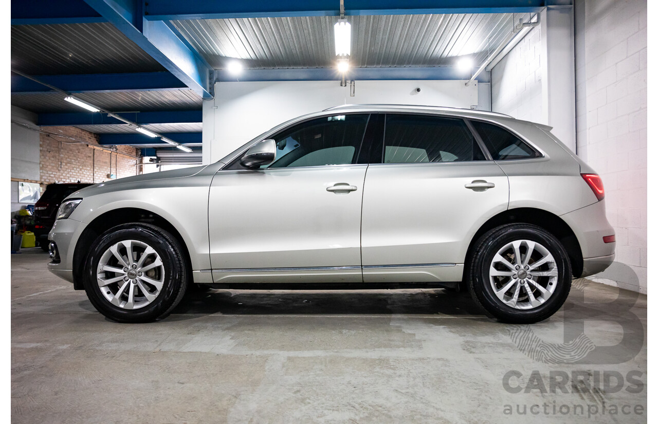 3/2013 Audi Q5 2.0 TFSI Quattro 8R MY13 4d Wagon Cuvee Silver Metallic Turbo 2.0L