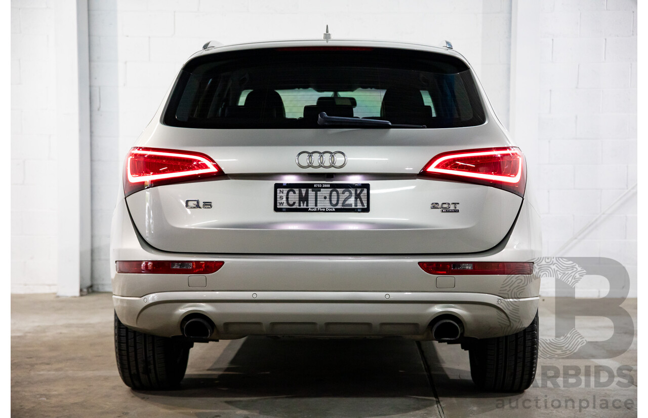 3/2013 Audi Q5 2.0 TFSI Quattro 8R MY13 4d Wagon Cuvee Silver Metallic Turbo 2.0L