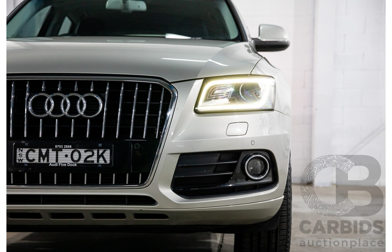 3/2013 Audi Q5 2.0 TFSI Quattro 8R MY13 4d Wagon Cuvee Silver Metallic Turbo 2.0L