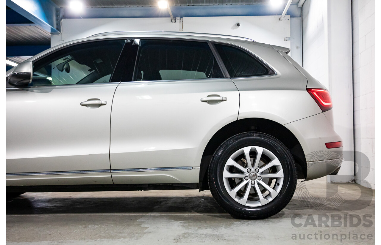 3/2013 Audi Q5 2.0 TFSI Quattro 8R MY13 4d Wagon Cuvee Silver Metallic Turbo 2.0L