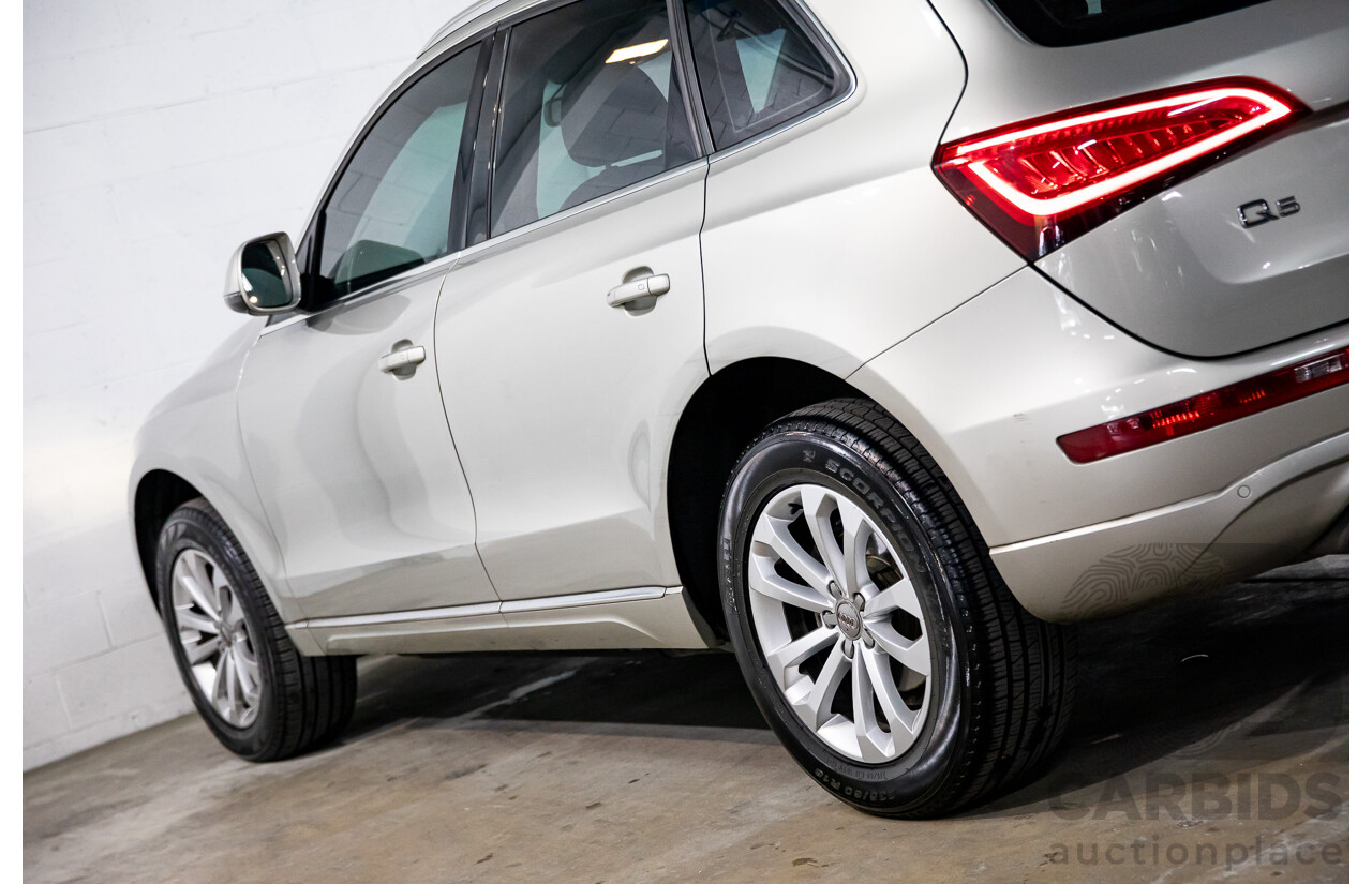 3/2013 Audi Q5 2.0 TFSI Quattro 8R MY13 4d Wagon Cuvee Silver Metallic Turbo 2.0L