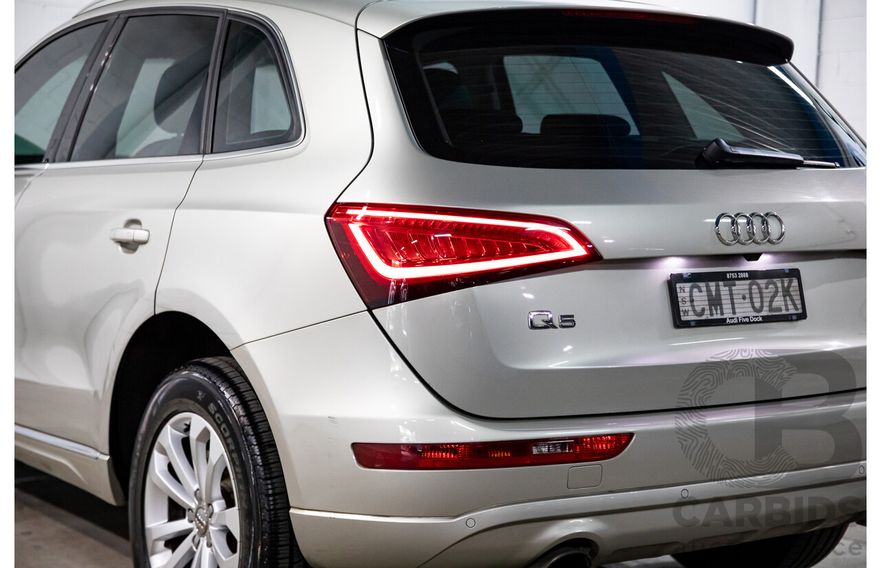 3/2013 Audi Q5 2.0 TFSI Quattro 8R MY13 4d Wagon Cuvee Silver Metallic Turbo 2.0L