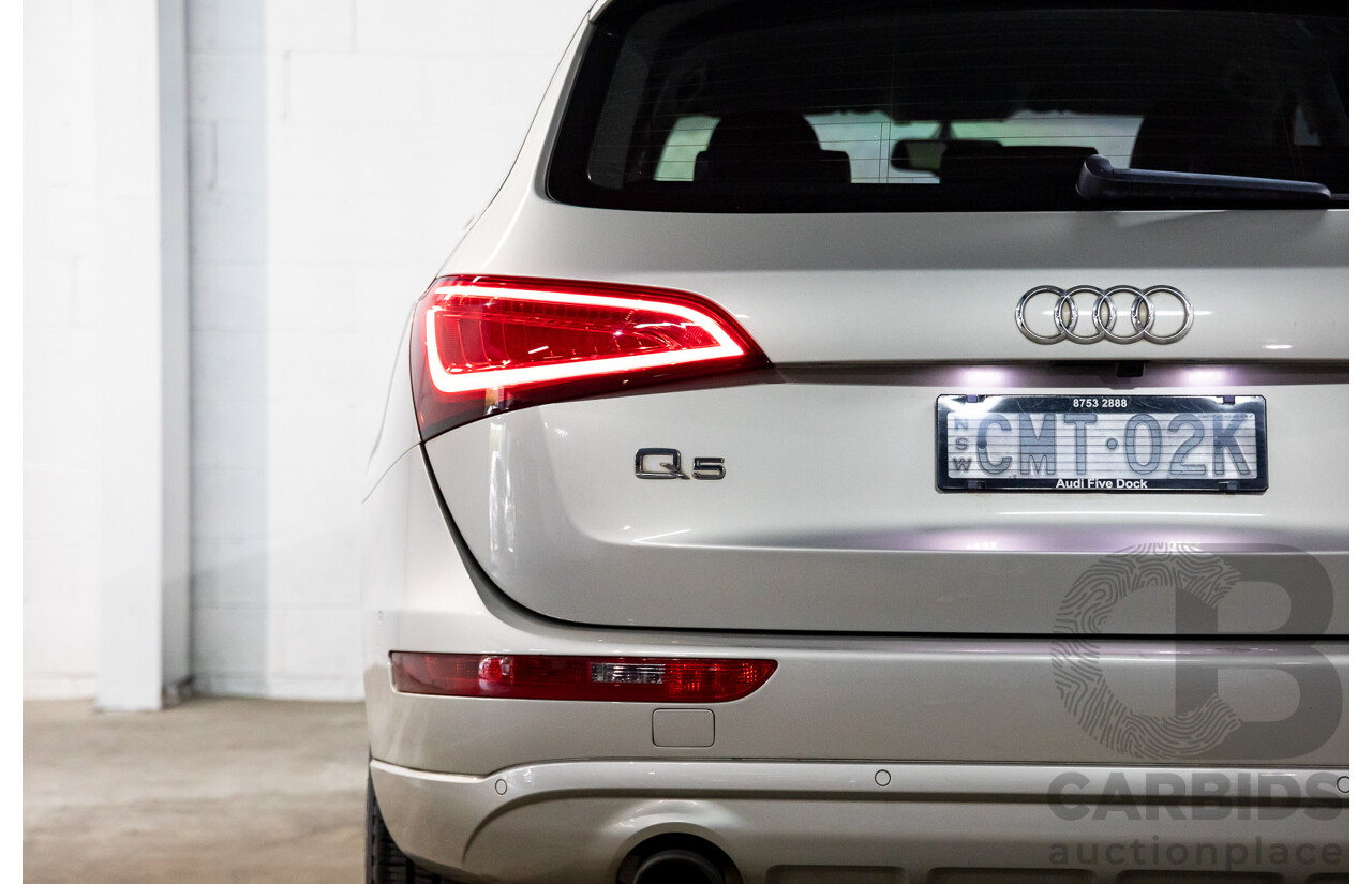 3/2013 Audi Q5 2.0 TFSI Quattro 8R MY13 4d Wagon Cuvee Silver Metallic Turbo 2.0L