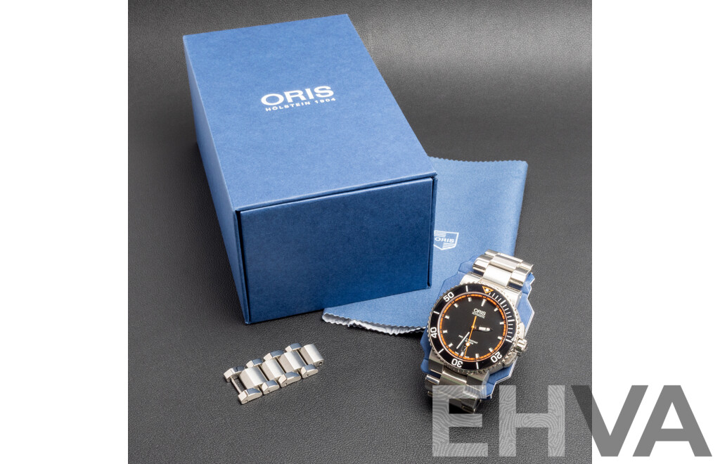 Oris Aquis 43mm Automatic Diver’s Watch, Model 7653