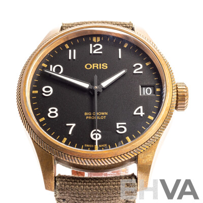 Oris Big Crown ProPilot Bronze 41mm Automatic Watch, Model 7761