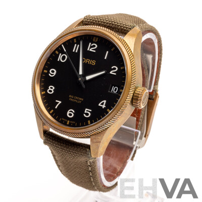 Oris Big Crown ProPilot Bronze 41mm Automatic Watch, Model 7761