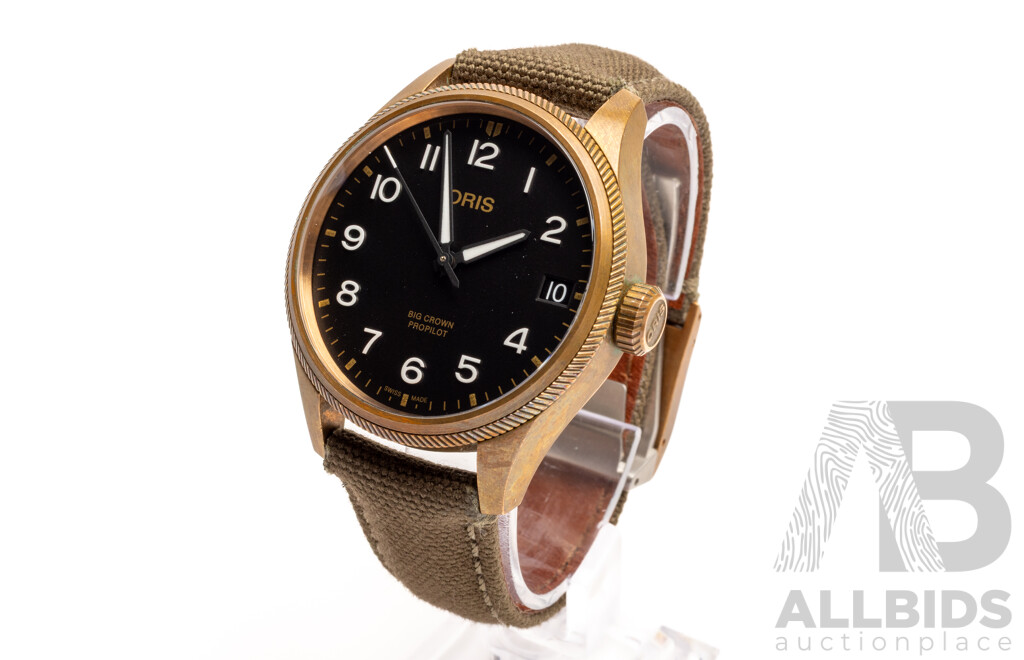 Oris Big Crown ProPilot Bronze 41mm Automatic Watch, Model 7761