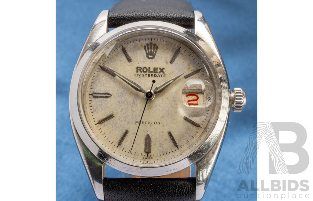 Vintage 1959 Rolex Oysterdate Precision, 6494