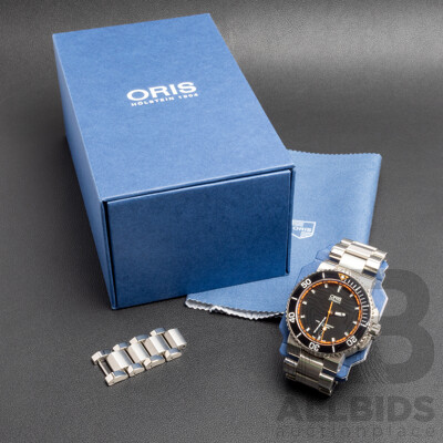 Oris Aquis 43mm Automatic Diver’s Watch, Model 7653