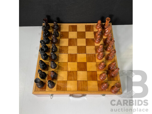 Large Wooden Chess Set