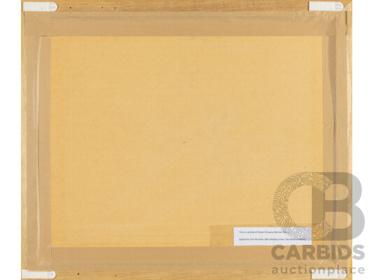 Don Burrows AO MBE (20th Century, Australian, 1928-2020), Portrait of Trumpeter Robert Graeme 'Bob' Barnard (1933-2022), Original Limited Editioned Photograph, 59H x 69W cm (frame)