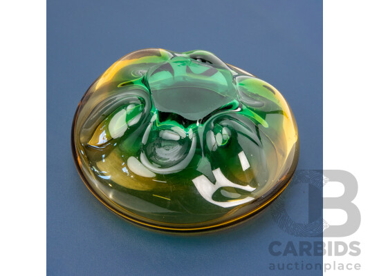 Vintage Somerso Art Glass Bowl