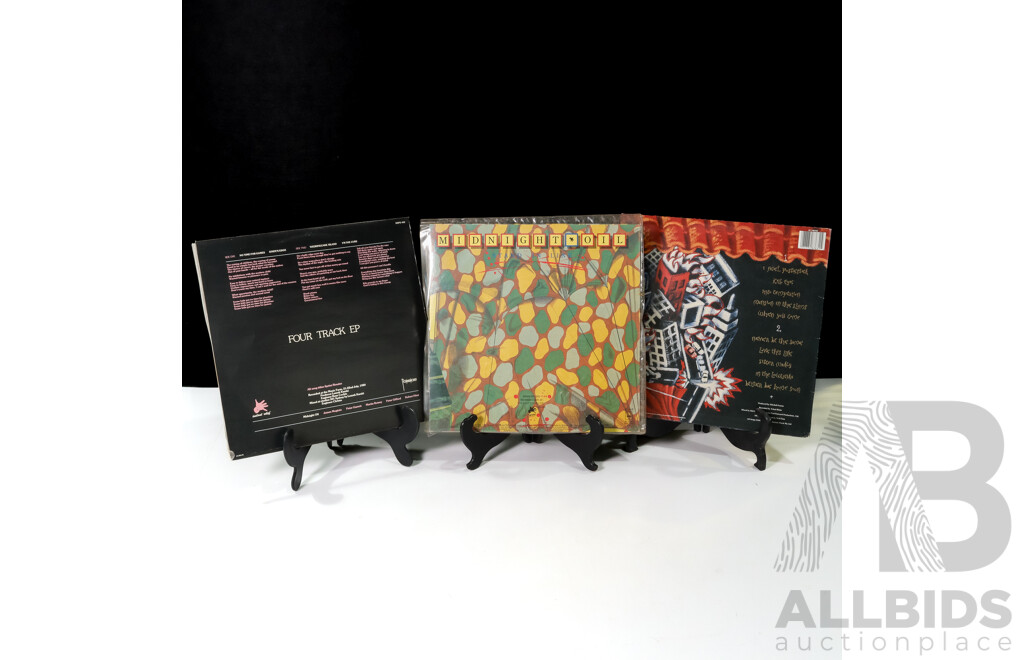 Collection of Three Australian Rock LP's