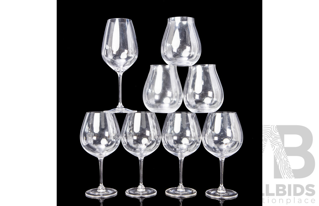 Collection of 19 Riedel Wine Glasses