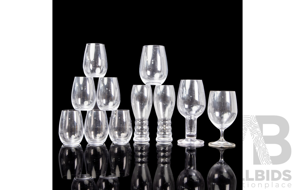 Collection of 19 Riedel Wine Glasses