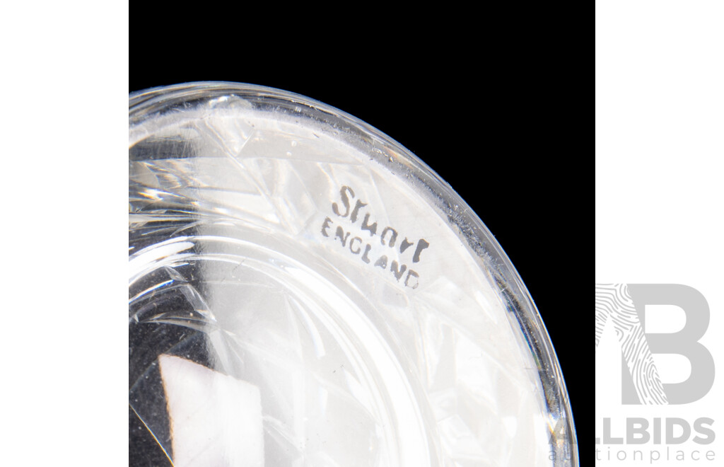 Collection of Cut Crystal Glassware Including Stewart and Waterford and Royal Doulton (26)