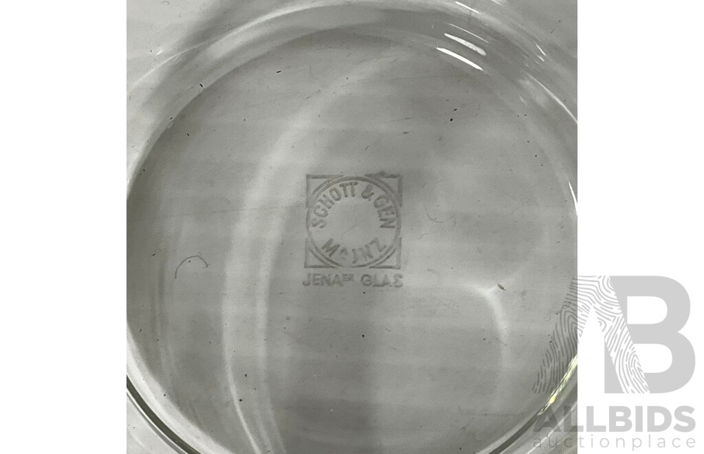 Collection of Tableware Includes Schott & Gen Mainz Jena Tea Cups, and Royal Doulton Vase