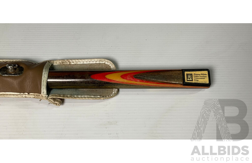 Power Glide Eddie Charlton Tournament King Pool Cue and Cover