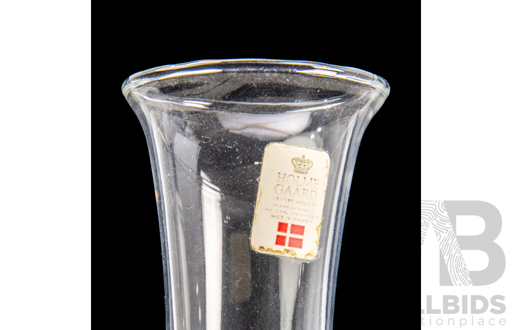 Vintage Clear Glass Wine Decanter by Holme Gaard