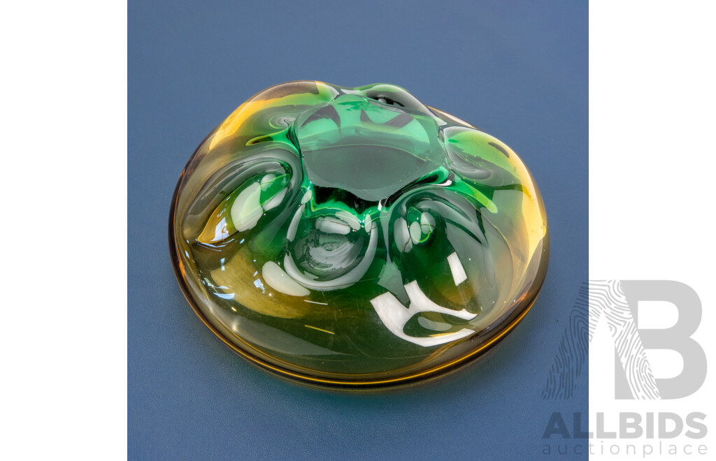 Vintage Somerso Art Glass Bowl