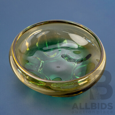 Vintage Somerso Art Glass Bowl