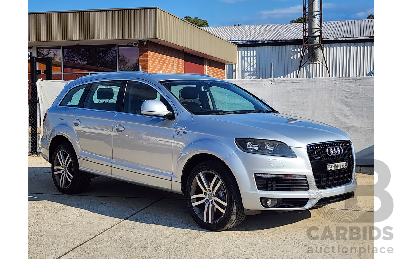 9/2008 Audi Q7 3.0 TDI Quattro MY08 UPGRADE 4d Wagon Silver 3.0L