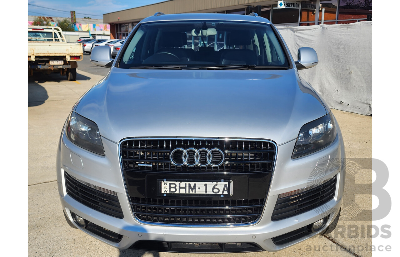 9/2008 Audi Q7 3.0 TDI Quattro MY08 UPGRADE 4d Wagon Silver 3.0L