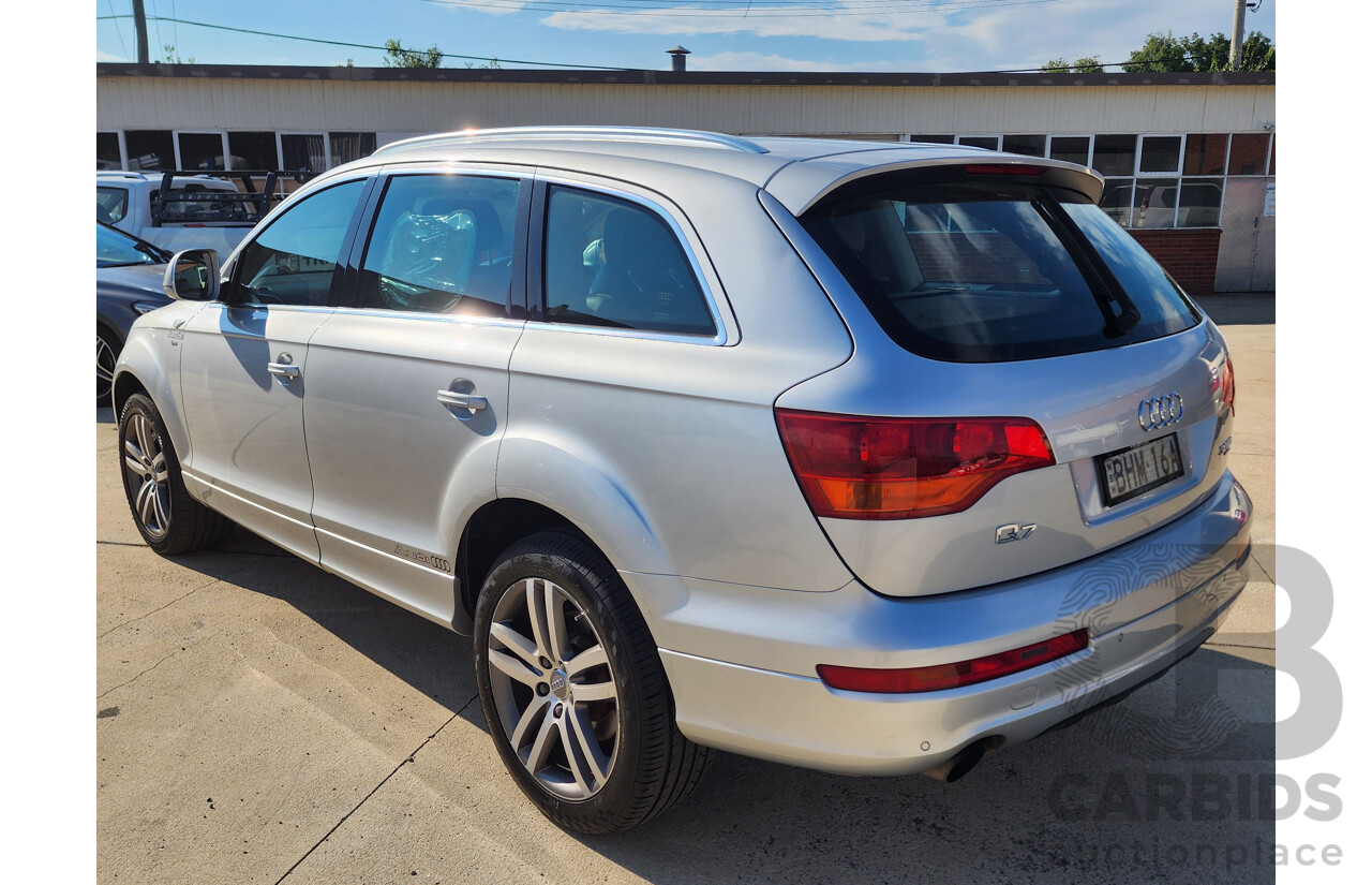 9/2008 Audi Q7 3.0 TDI Quattro MY08 UPGRADE 4d Wagon Silver 3.0L