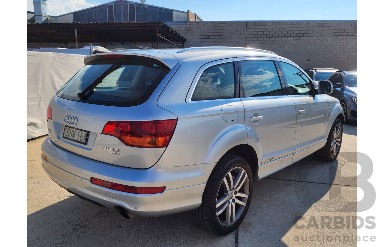 9/2008 Audi Q7 3.0 TDI Quattro MY08 UPGRADE 4d Wagon Silver 3.0L