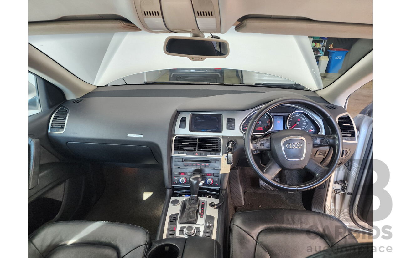 9/2008 Audi Q7 3.0 TDI Quattro MY08 UPGRADE 4d Wagon Silver 3.0L