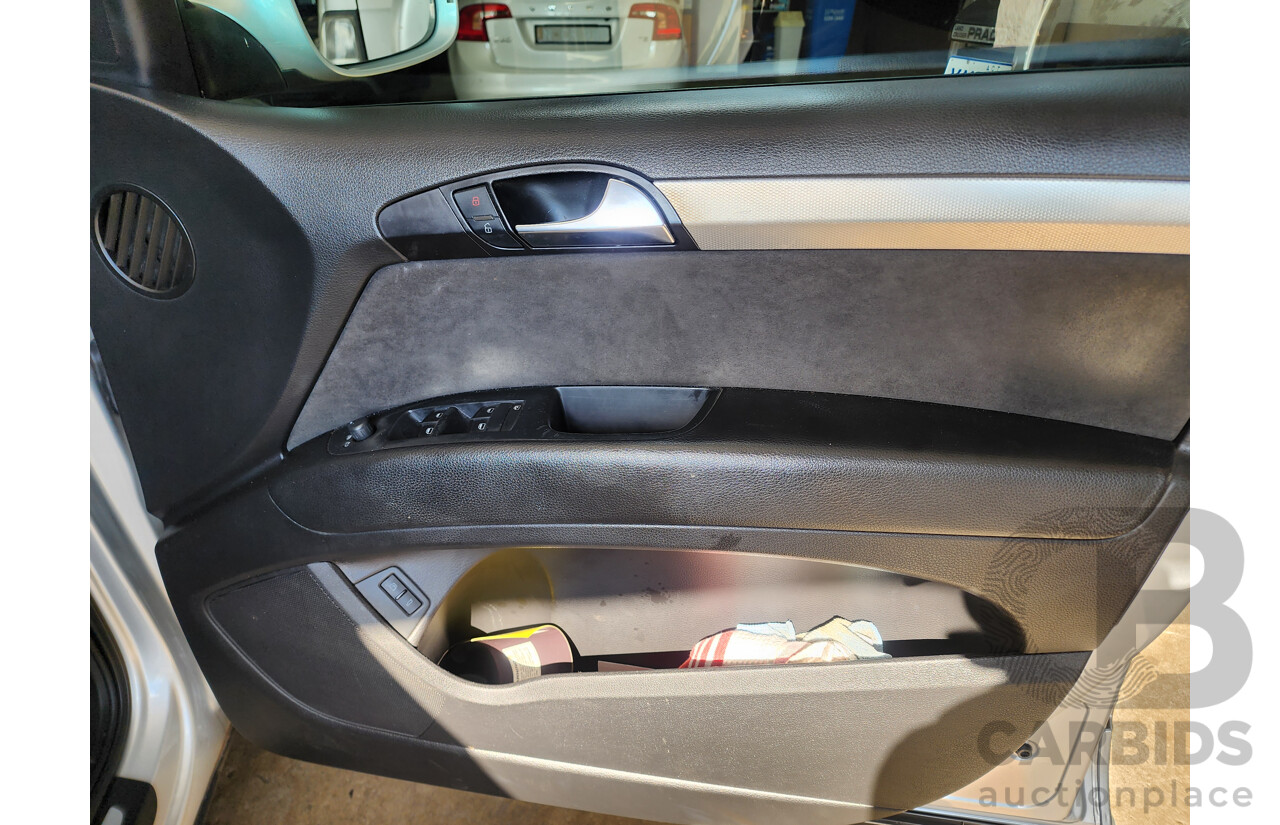 9/2008 Audi Q7 3.0 TDI Quattro MY08 UPGRADE 4d Wagon Silver 3.0L