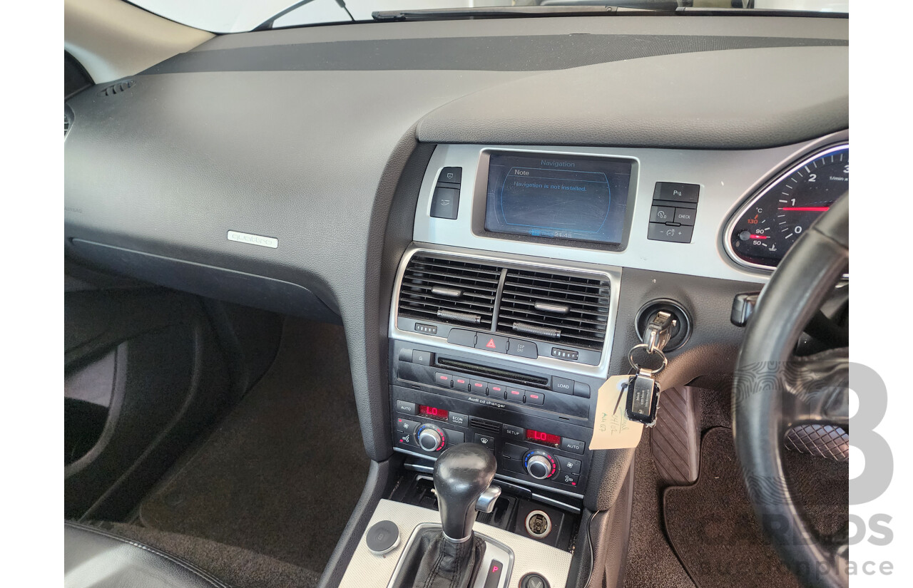 9/2008 Audi Q7 3.0 TDI Quattro MY08 UPGRADE 4d Wagon Silver 3.0L