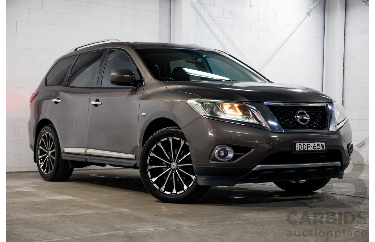 12/2015 Nissan Pathfinder ST-L (4x4) R52 MY15 4d Wagon Gun Metallic V6 3.5L