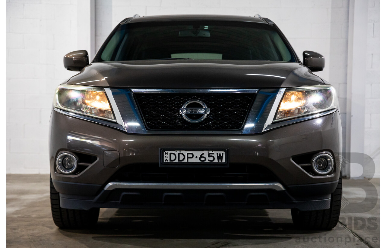 12/2015 Nissan Pathfinder ST-L (4x4) R52 MY15 4d Wagon Gun Metallic V6 3.5L