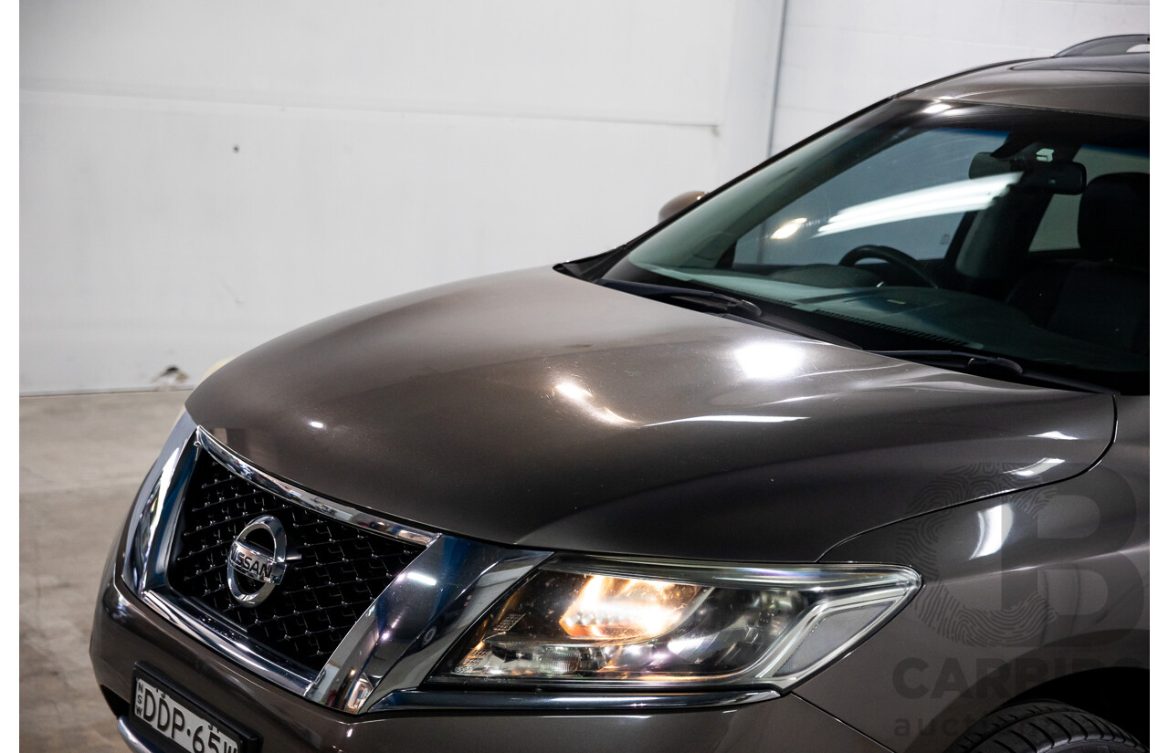 12/2015 Nissan Pathfinder ST-L (4x4) R52 MY15 4d Wagon Gun Metallic V6 3.5L