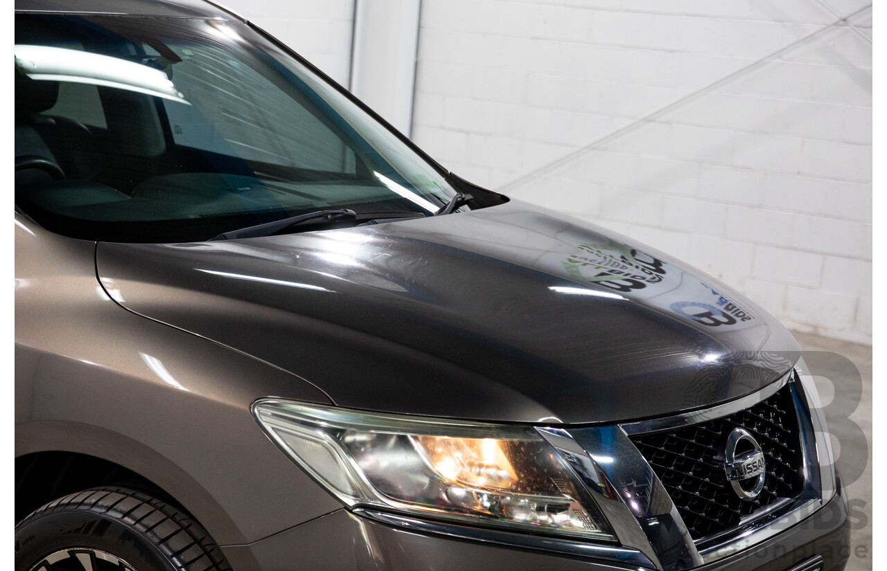 12/2015 Nissan Pathfinder ST-L (4x4) R52 MY15 4d Wagon Gun Metallic V6 3.5L