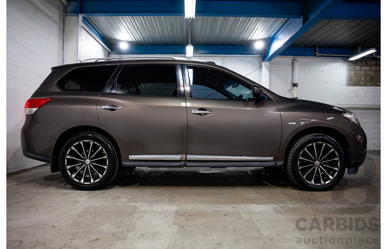 12/2015 Nissan Pathfinder ST-L N-Trek (4x4) R52 MY15 4d Wagon Gun Metallic V6 3.5L
