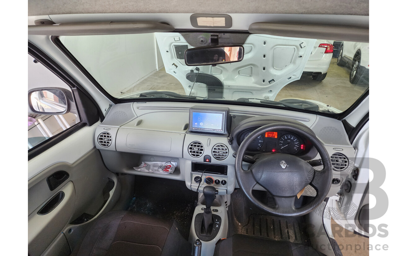 4/2007 Renault Kangoo Integral X76 2d Van White 1.6L