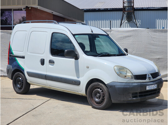 4/2007 Renault Kangoo Integral X76 2d Van White 1.6L