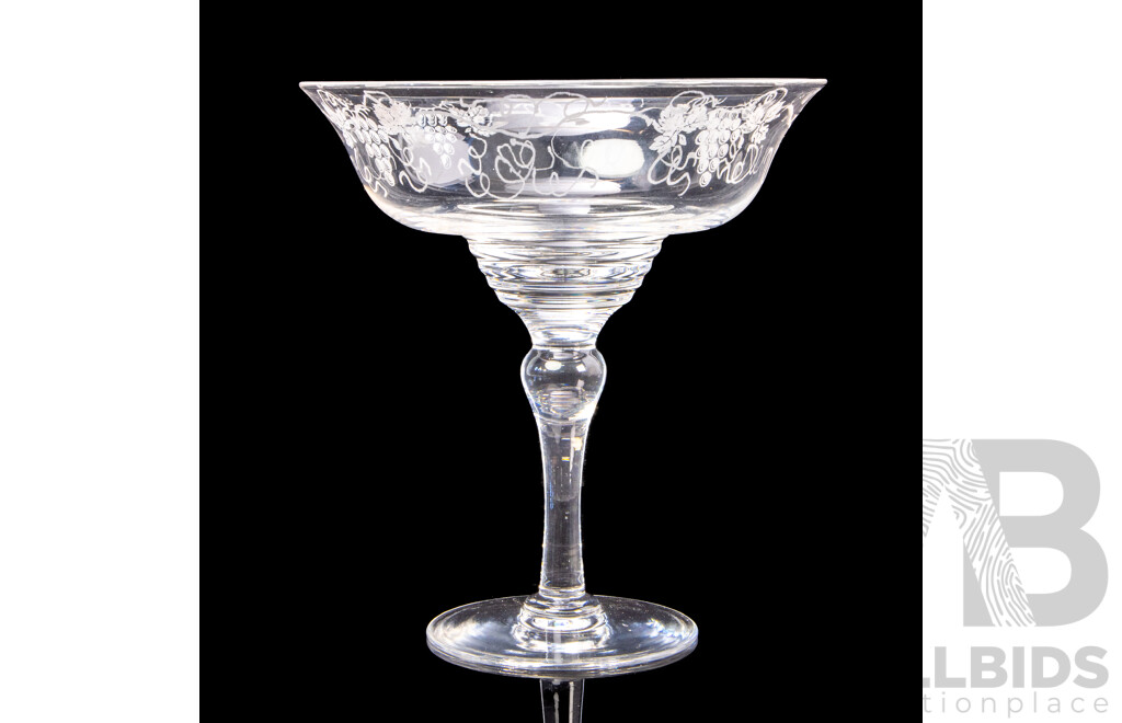 Collection of 11 Various Stewart Crystal Bowls