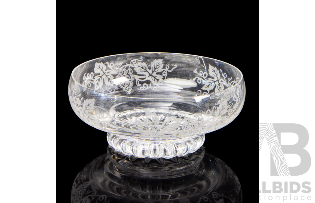 Collection of 11 Various Stewart Crystal Bowls