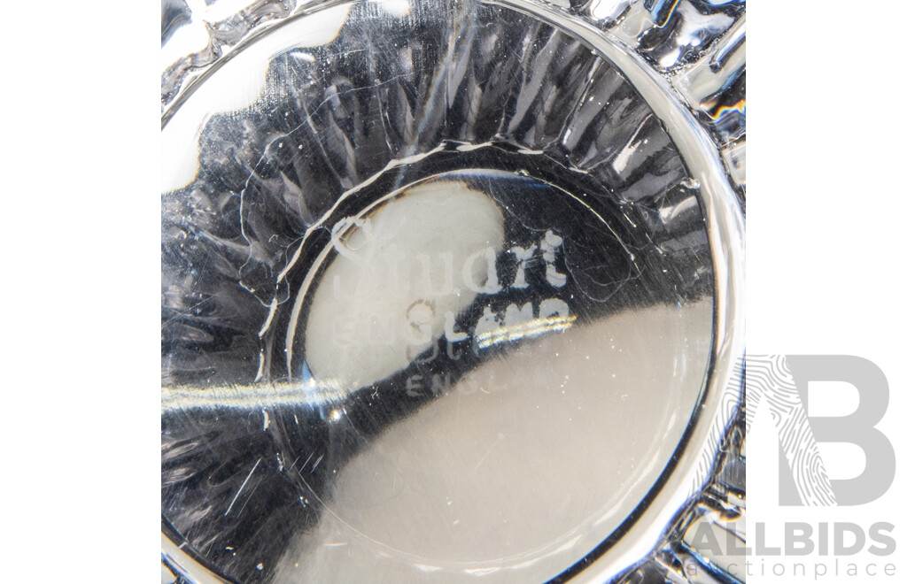 Collection of 11 Various Stewart Crystal Bowls