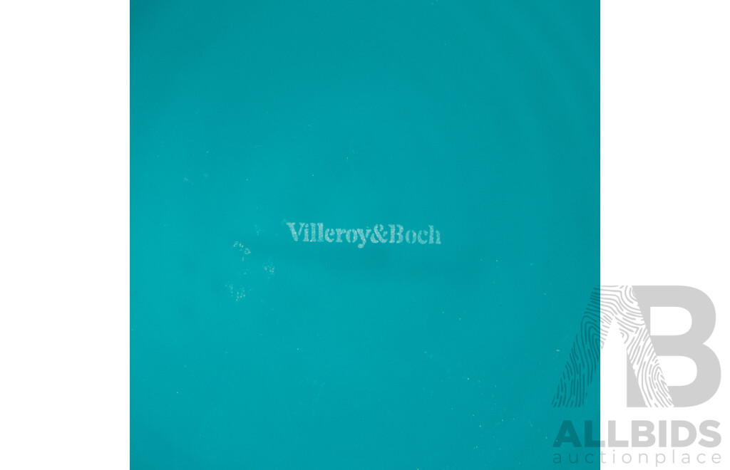 Set of Three Villeroy and Boch Hand Crafted Glass Vases