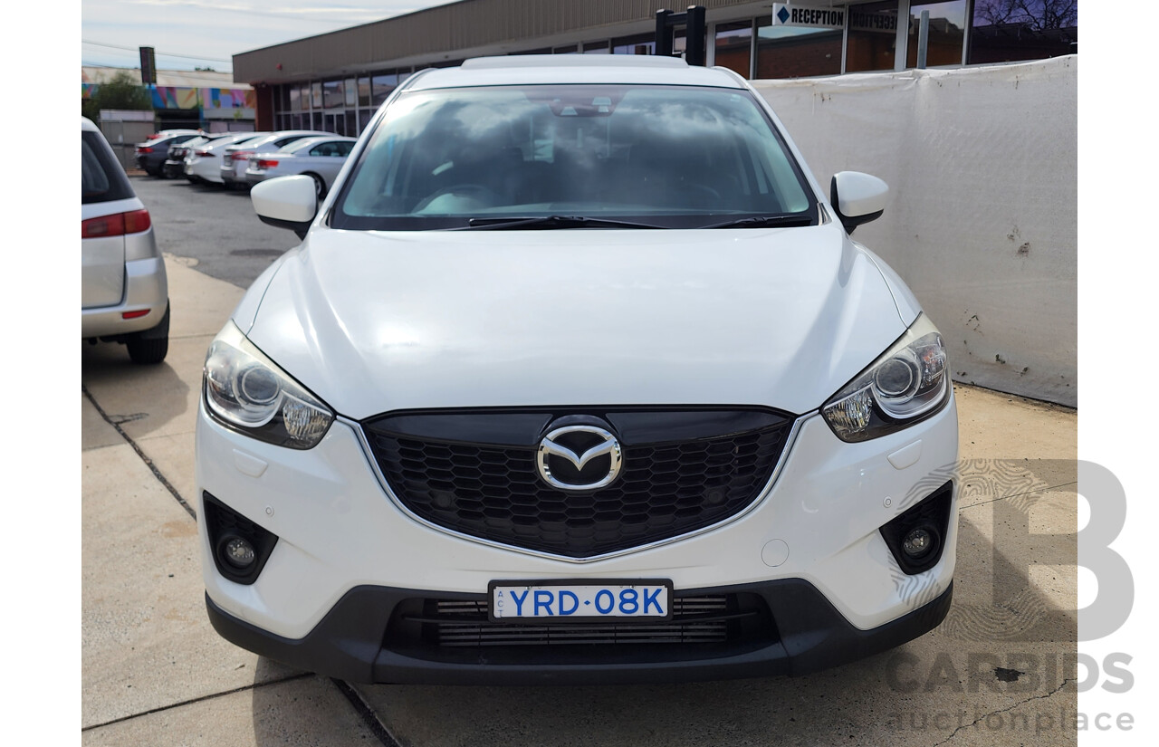 3/2014 Mazda Cx-5 Akera (4x4) MY13 UPGRADE 4d Wagon White 2.2L
