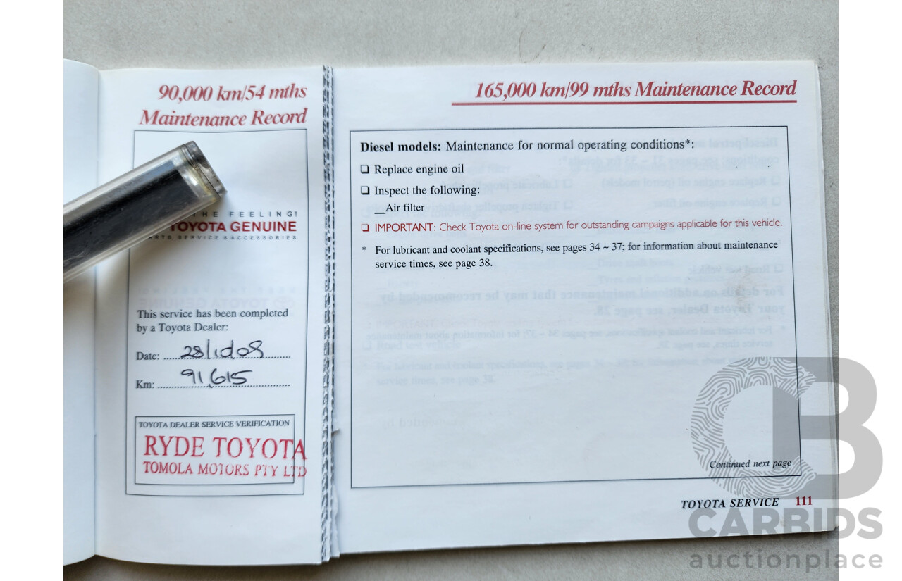 10/2004 Toyota Landcruiser Prado Grande (4x4) GRJ120R 4d Wagon Silver 4.0L