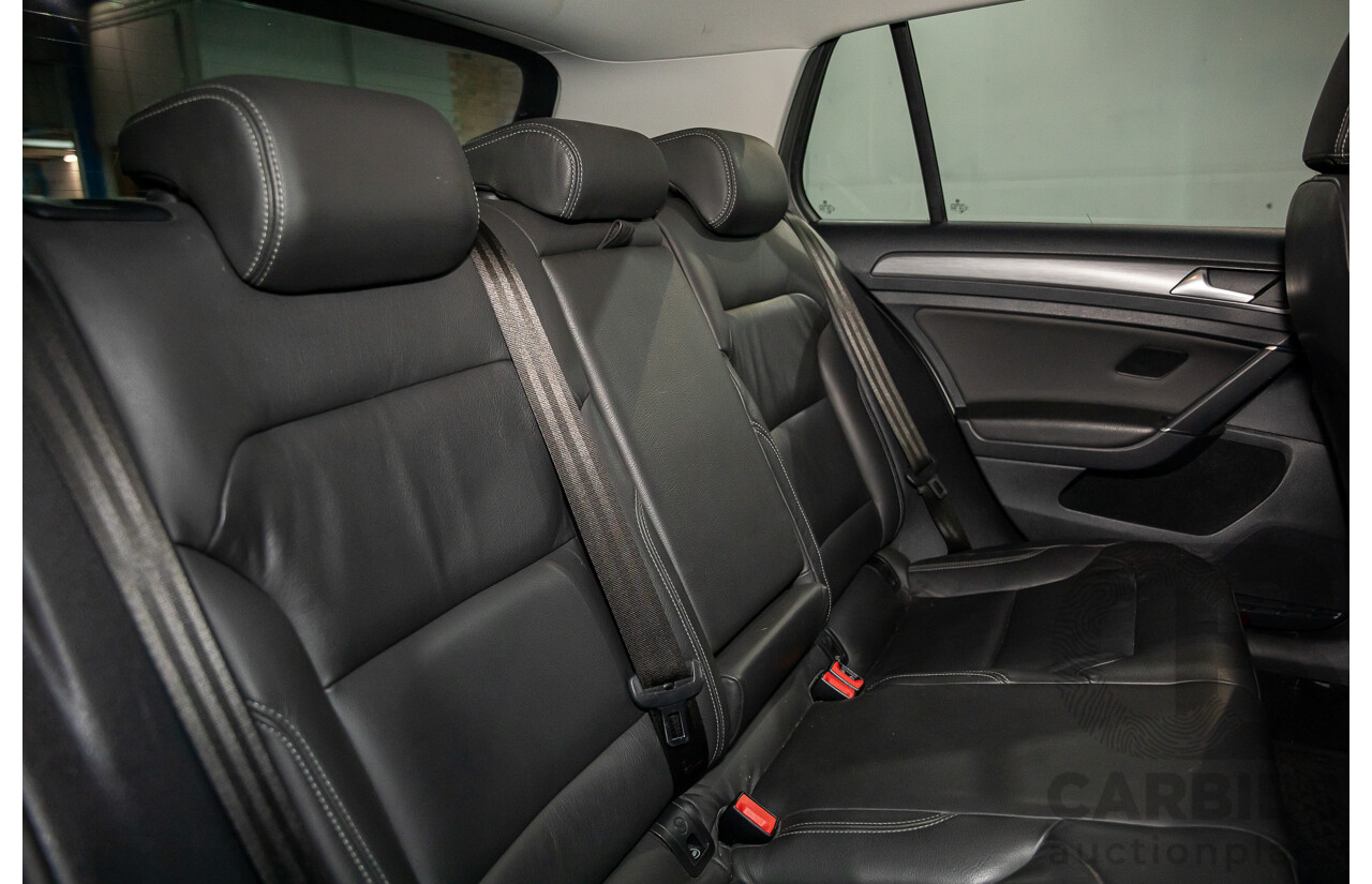 02/2018 Volkswagen Golf 110 TSI Comfortline (FWD) AU MY18 5d Hatchback Tungsten Silver Metallic Turbo 1.4L