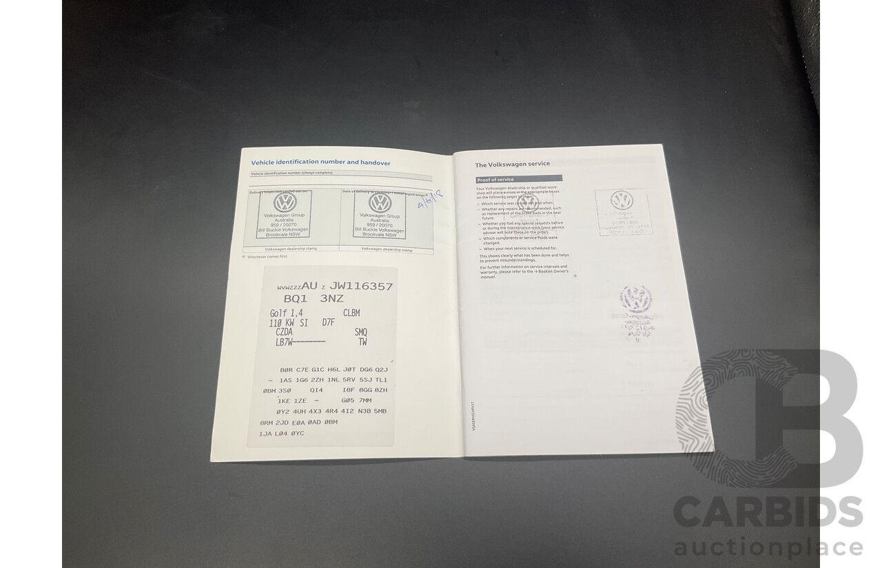 02/2018 Volkswagen Golf 110 TSI Comfortline (FWD) AU MY18 5d Hatchback Tungsten Silver Metallic Turbo 1.4L