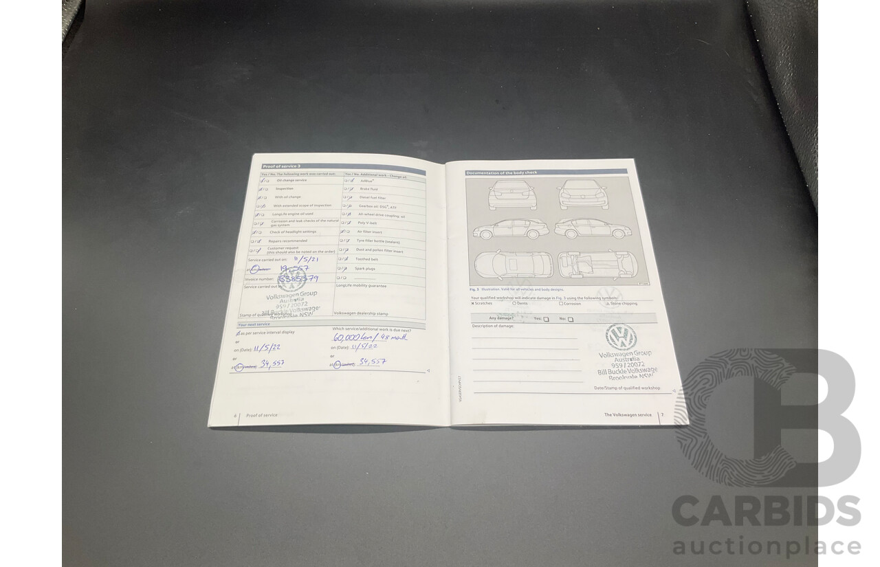 02/2018 Volkswagen Golf 110 TSI Comfortline (FWD) AU MY18 5d Hatchback Tungsten Silver Metallic Turbo 1.4L