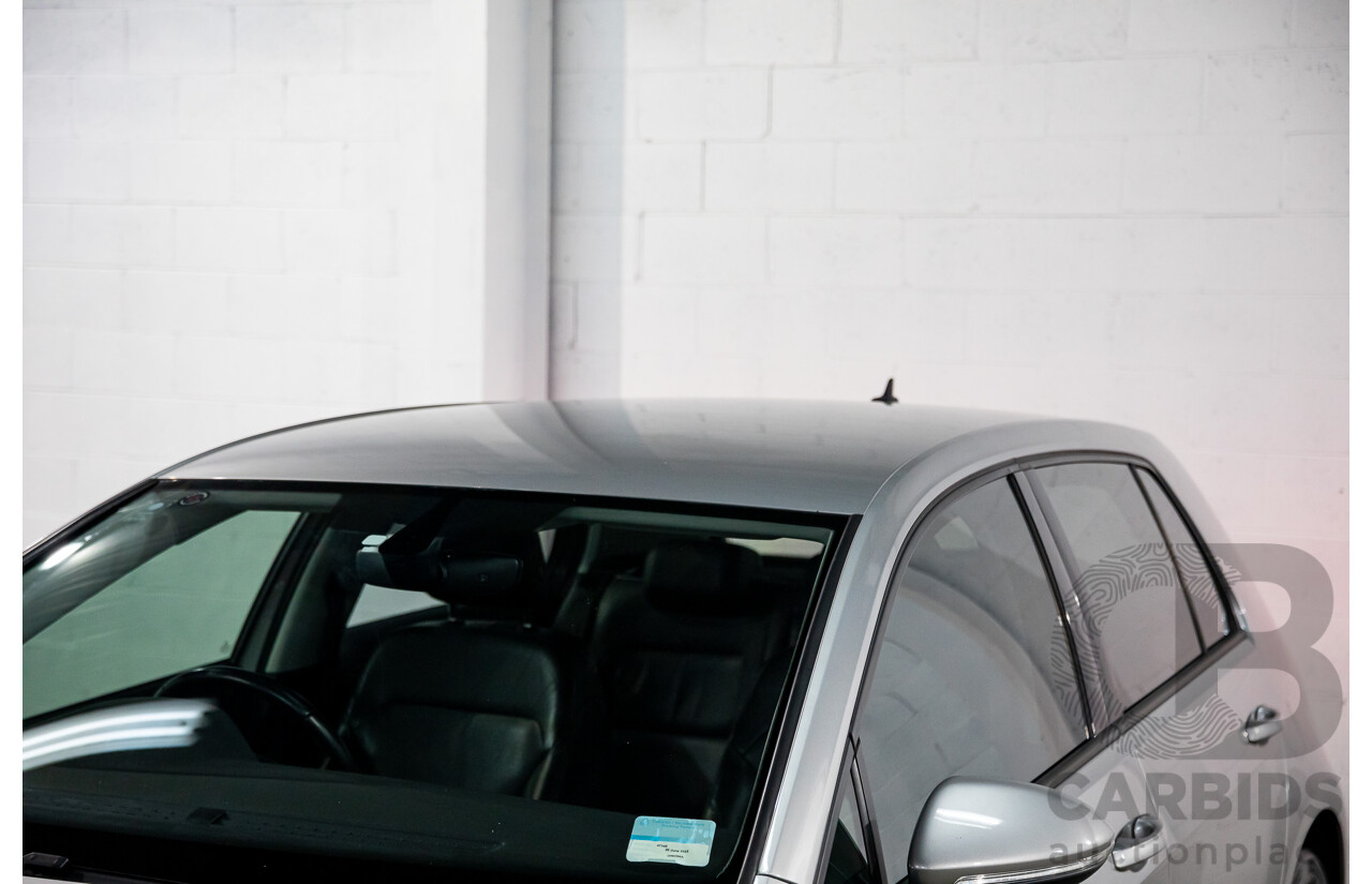 02/2018 Volkswagen Golf 110 TSI Comfortline (FWD) AU MY18 5d Hatchback Tungsten Silver Metallic Turbo 1.4L